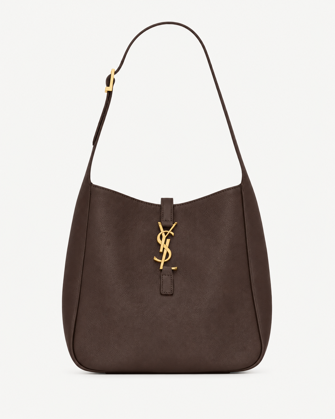 Saint Laurent – Geschmeidige, kleine LE 5 À 7 aus genarbtem Leder
