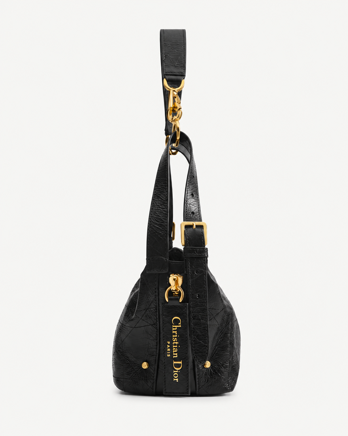 Dior – Kleine D-Journey Tasche aus Kalbsleder in Knitteroptik