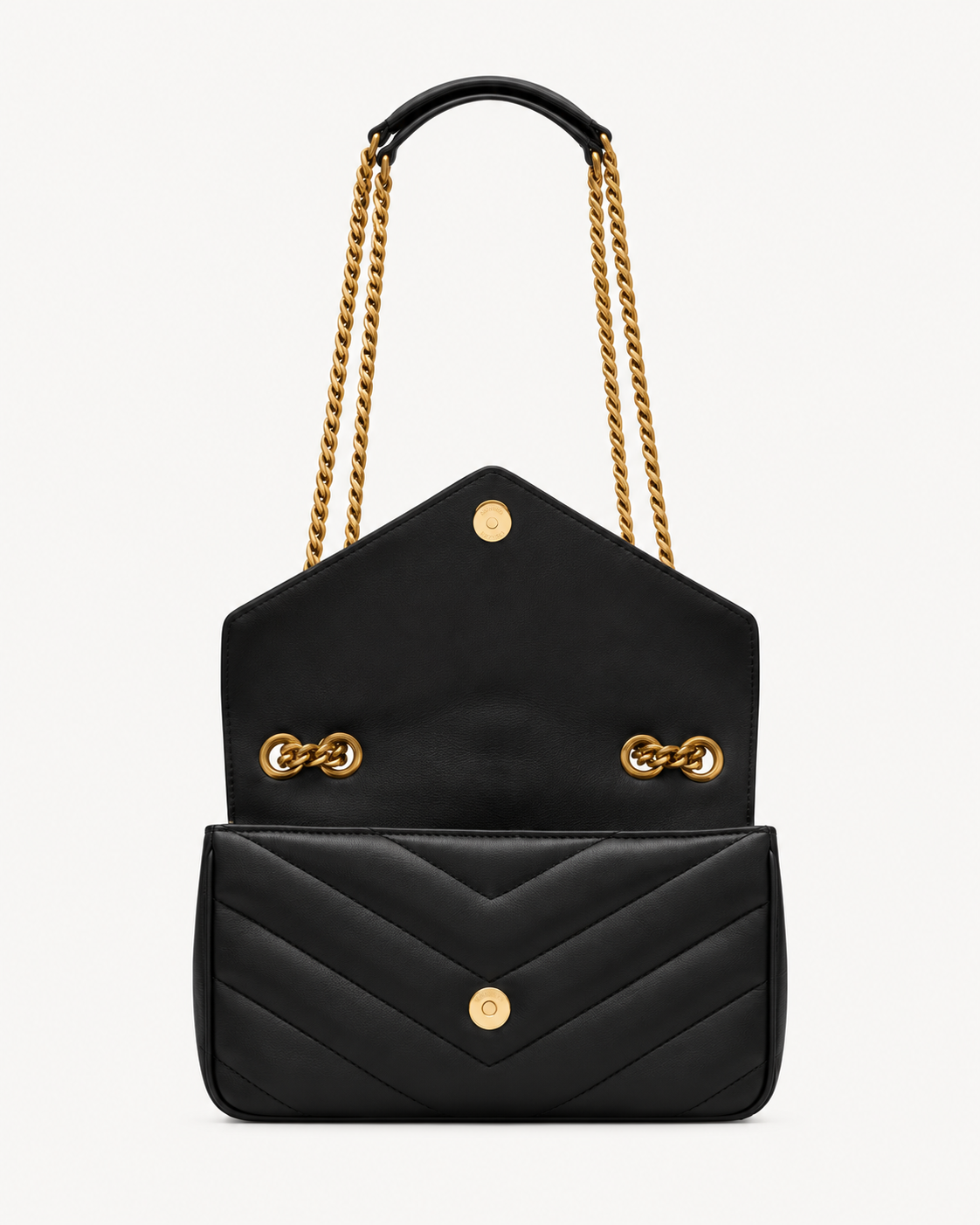 Saint Laurent – LOULOU SMALL MATELASSÉ aus Lammleder