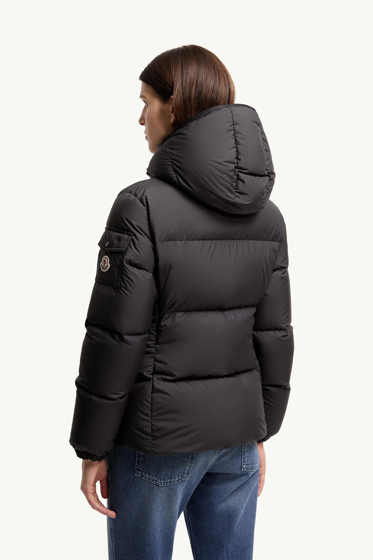 Fourmines – kurze Daunenjacke mit Kapuze