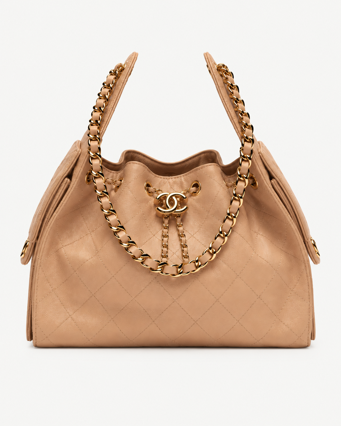 CHANEL 25 – Schultertasche in Hellbraun