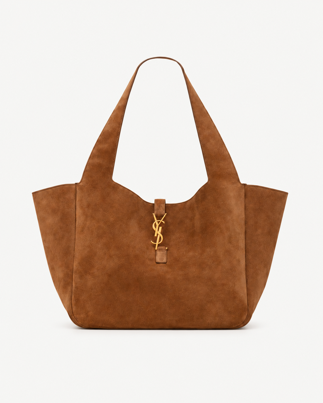 Saint Laurent Le 5 à 7 Bea – Shopper in Cognac