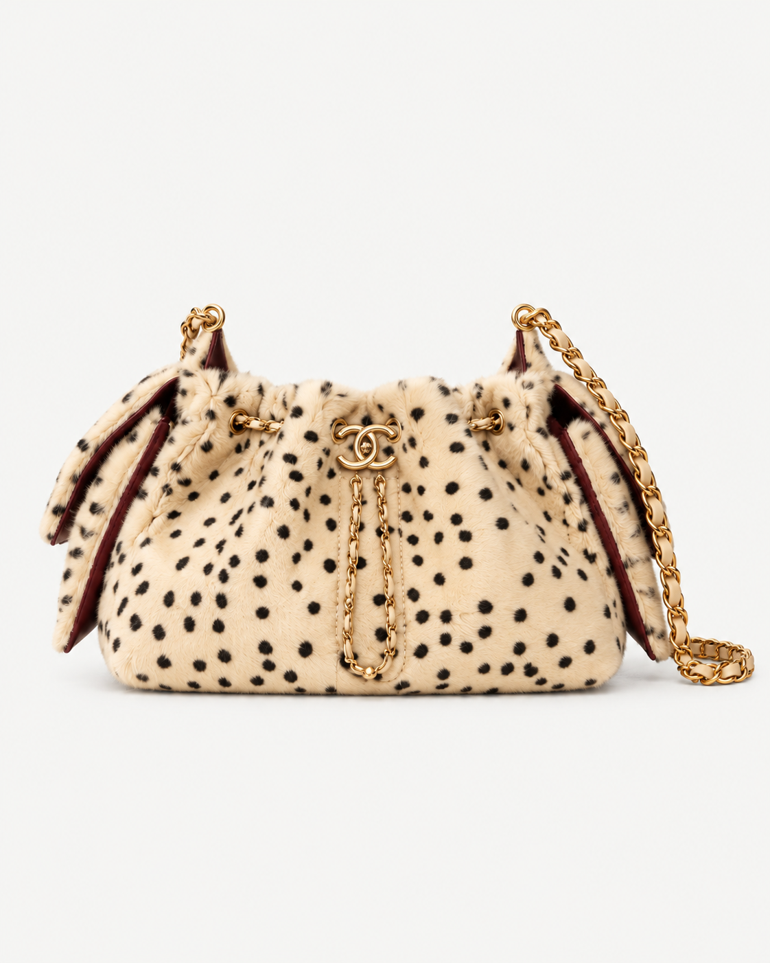 CHANEL 25 Mini – Schultertasche mit Leopardenmuster