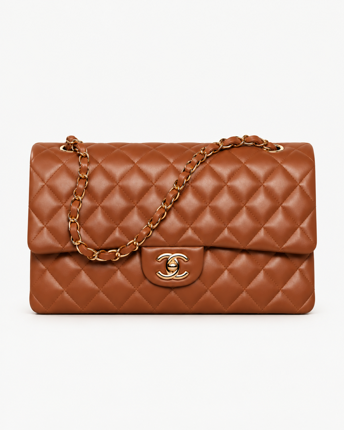 CHANEL Classic 11.12 – Handtasche in Camel