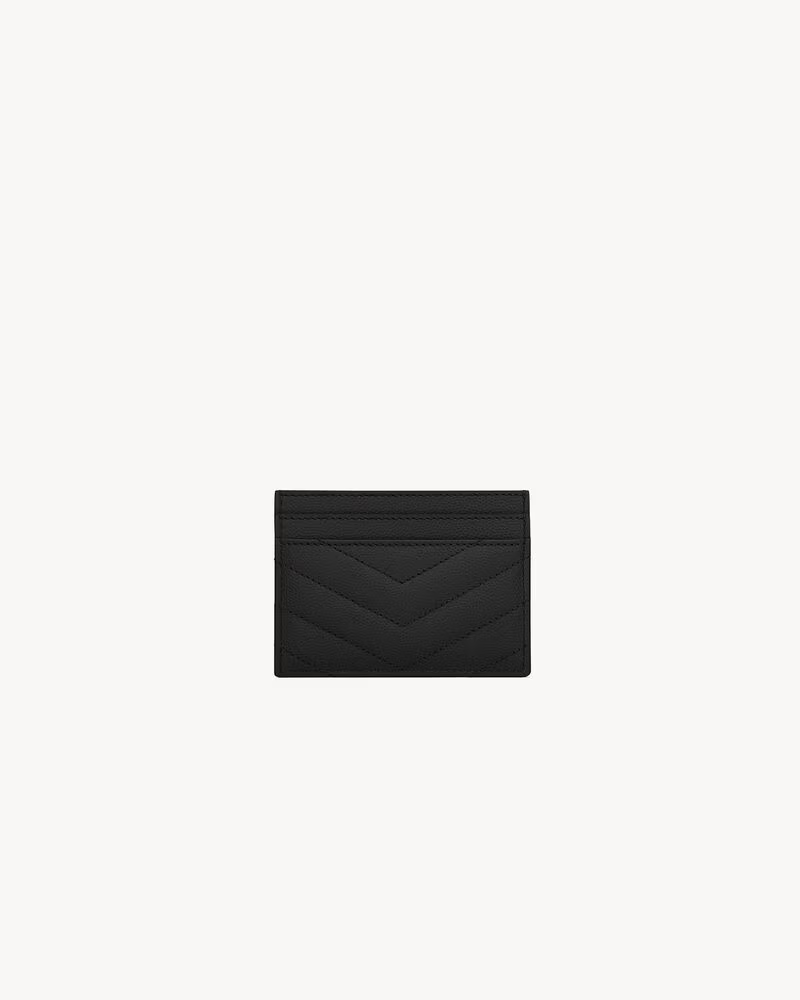 Saint Laurent Cassandre Matelassé – Kartenetui mit Reißverschluss