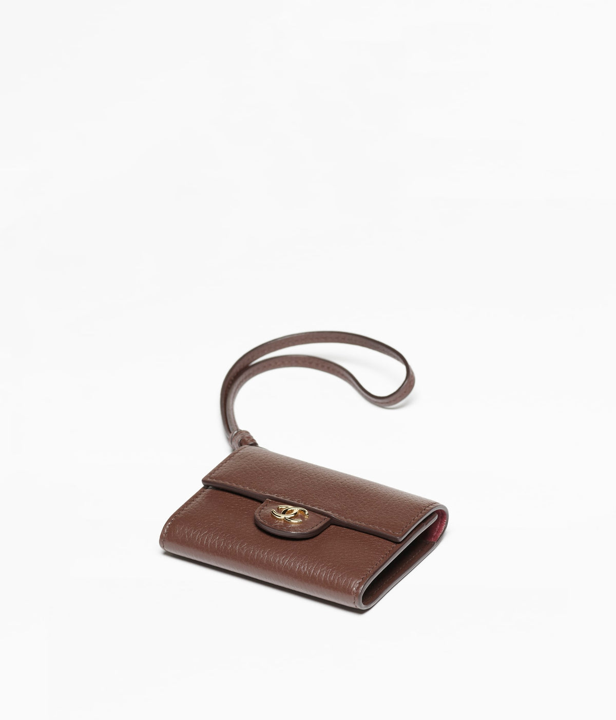 CHANEL – Mini-Taschenanhänger in Dunkelbraun