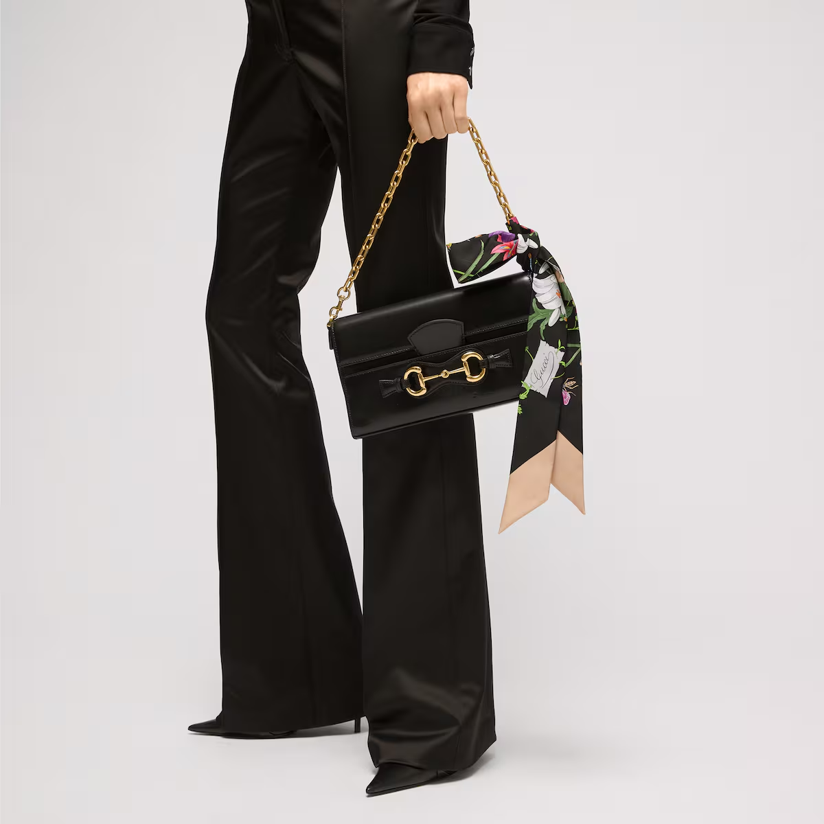 Gucci – Bedrucktes GG Seidentwill-Band