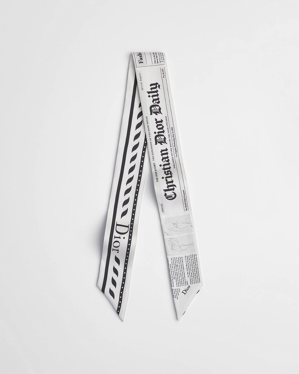Dior Newspaper – Mitzah aus Seidentwill